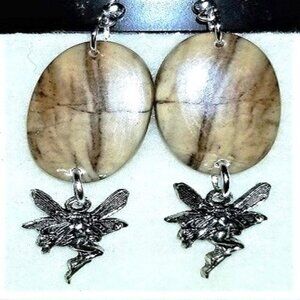 Jasper Fairy Earrings